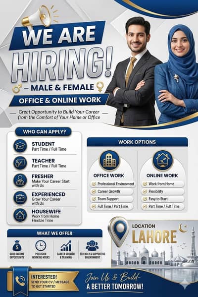Golden opportunity available in Lahore