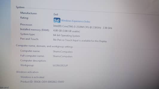 Dell Core i5 2nd Generation 10/10 condition