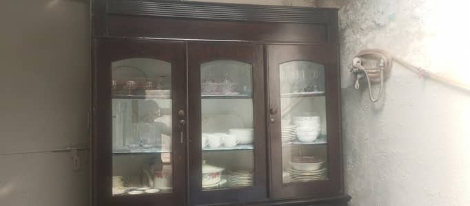 Wooden showcase