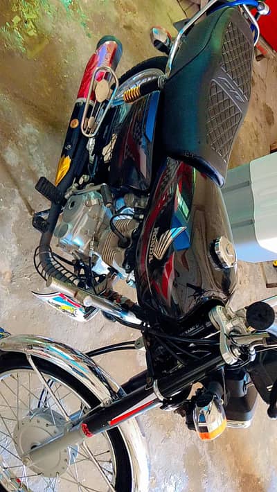 honda CG 125 2024 Black | Sale or Exchange with cd 70