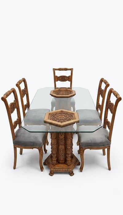 Elegant 6-Seater Classic Dining table