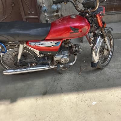 honda cd 70cc  2007 full fit documents all ok