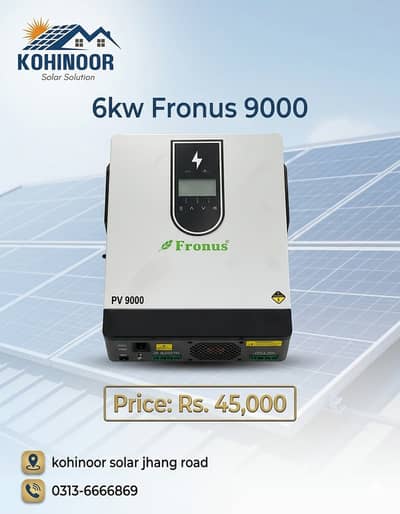 fronus 9000 6kw/solar inverter/solar panel/solar system