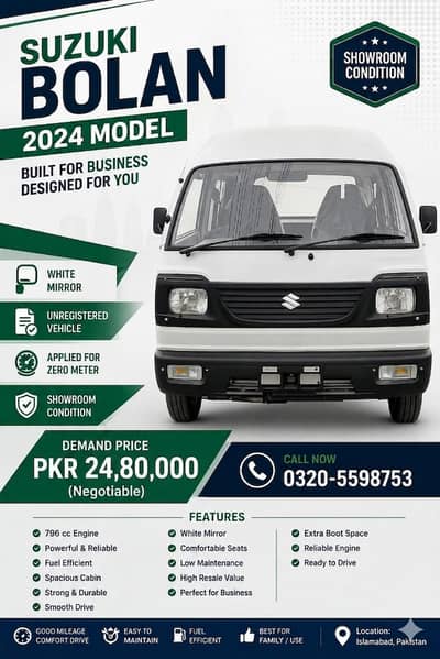 Suzuki Bolan 2024 applied for