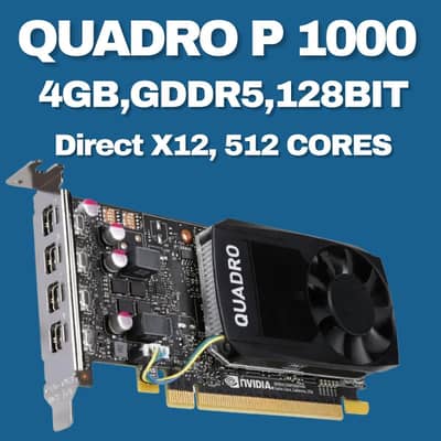 Nvidia Quadro P1000 (4-GB DDR5 128-Bit) Quantity Available