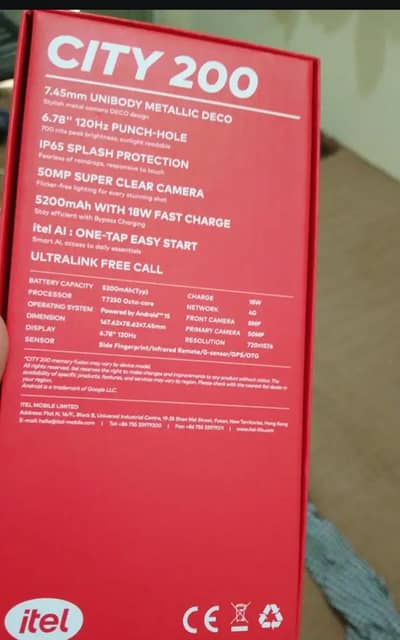 Itel City 200