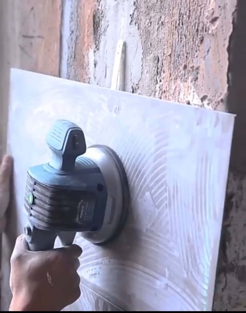 Tile fixing machine 7
