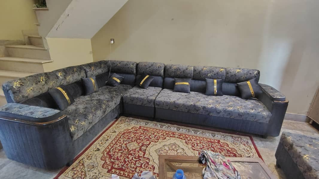 L Shape sofa 7 seater 3