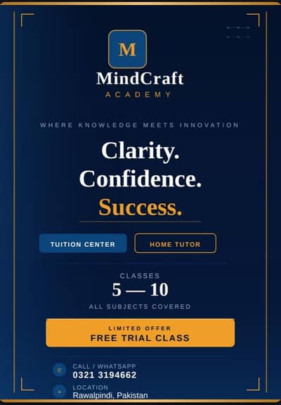 Home Tutor and Tution Center Both Options available Read description