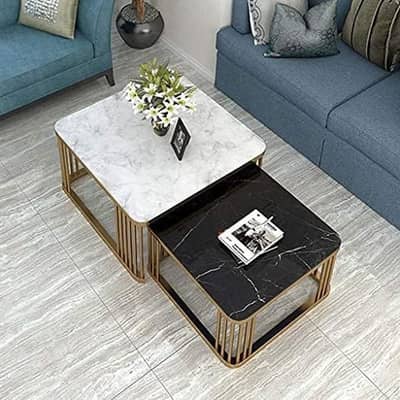 Nested Center tables for sale Black into Black