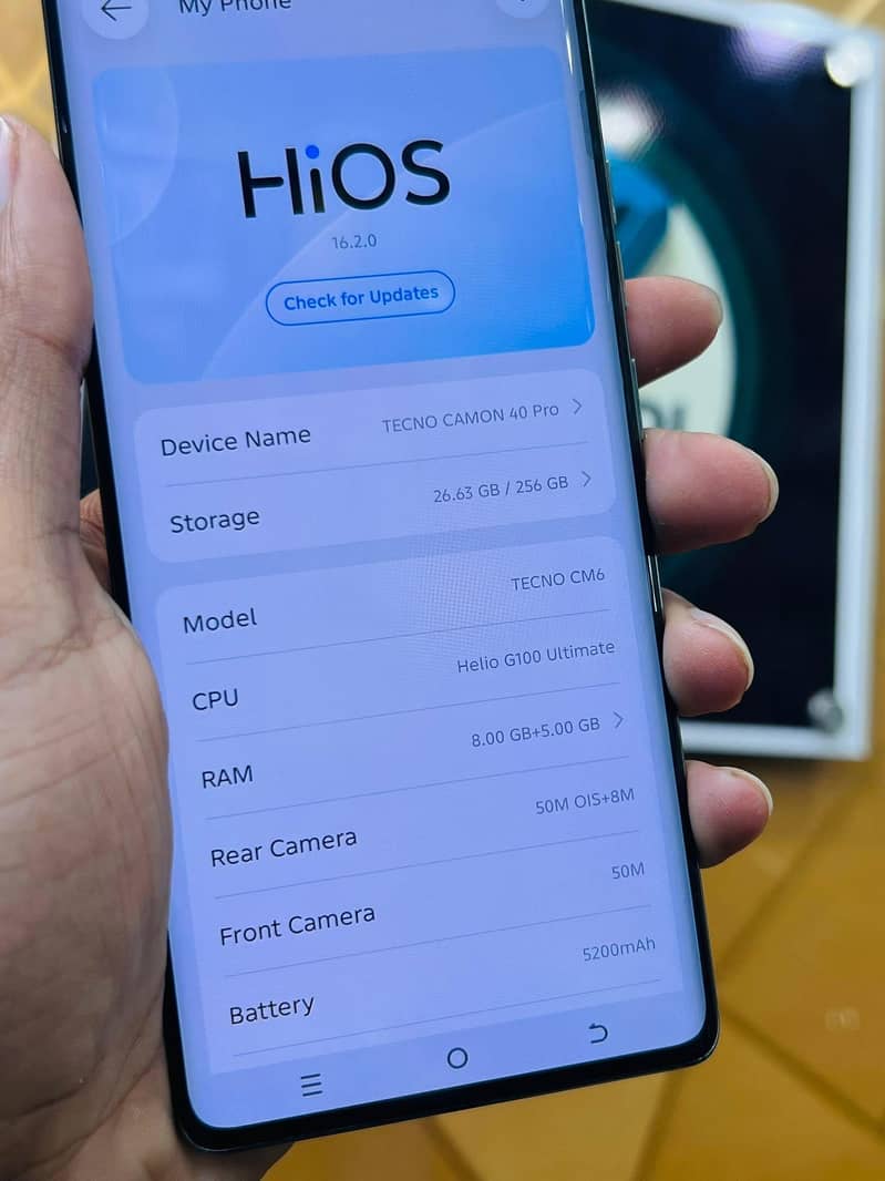 Tecno CAMON 40 Pro 5