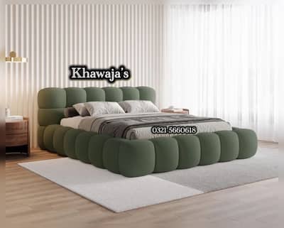 Bed with side table dressing ( khawaja’s interior Fix price