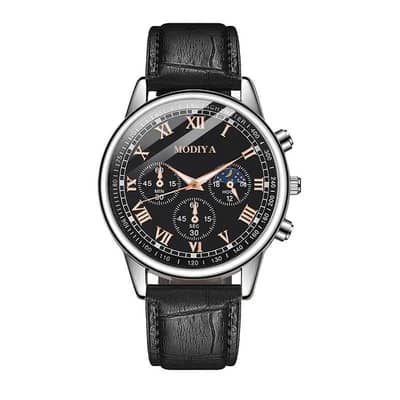 Watch black & brown 