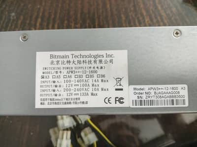Heavy Duty Bitmain Antminer Power supply genuine new