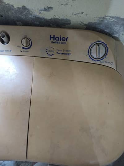 Haier washing machine