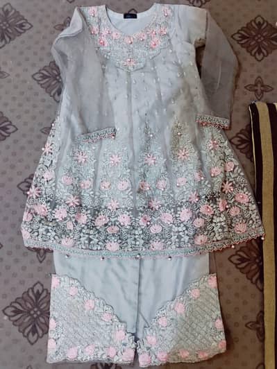Beige and Nude Colour Frock | Beautiful and Stylish