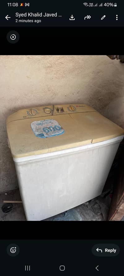 dawlance washing machine