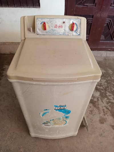 USED SUPER ASIA WASHING MACHINE PLASTIC BODY FOR SALE