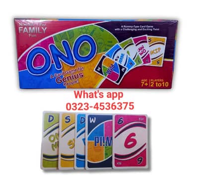 ONO Family Card l kid's Card l What's app 0323-4536375