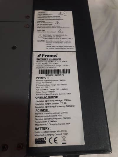 fronus  infineon plus 6kw