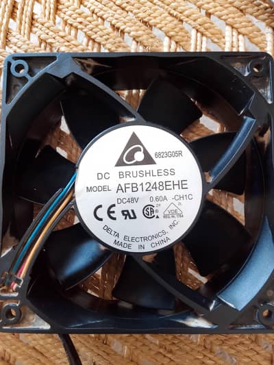 2x 48v DC Brushless fans Delta AVC Ball Bearing BTS AC solar Ups