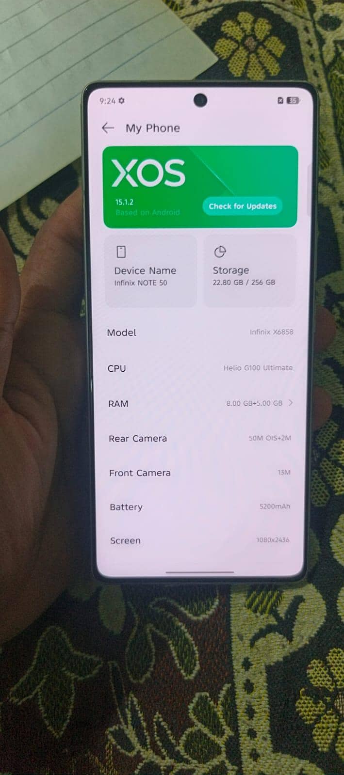 Infinix Note 50 6