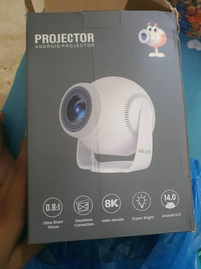LED Android Projector 120 Screen Size
