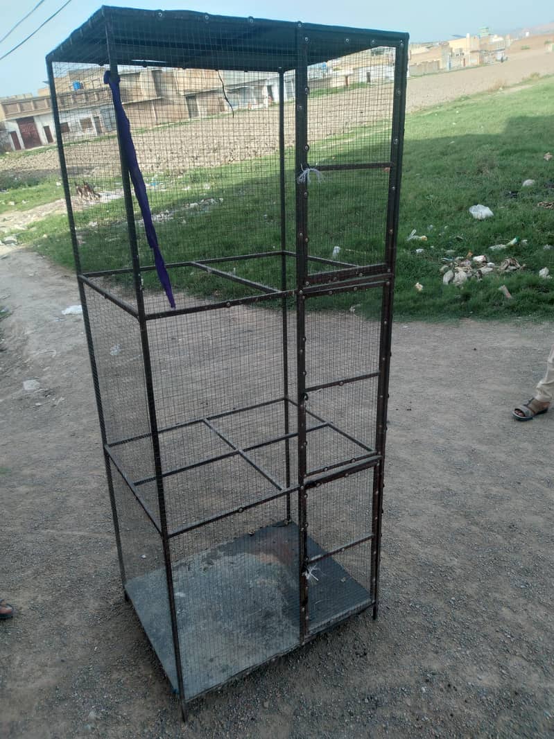  فروخت کے لیے بڑا اور مضبوط پرندوں کا پنجرہ  0