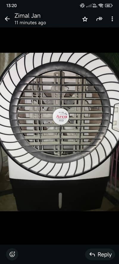 air coller no repairs no damage all ok ha
