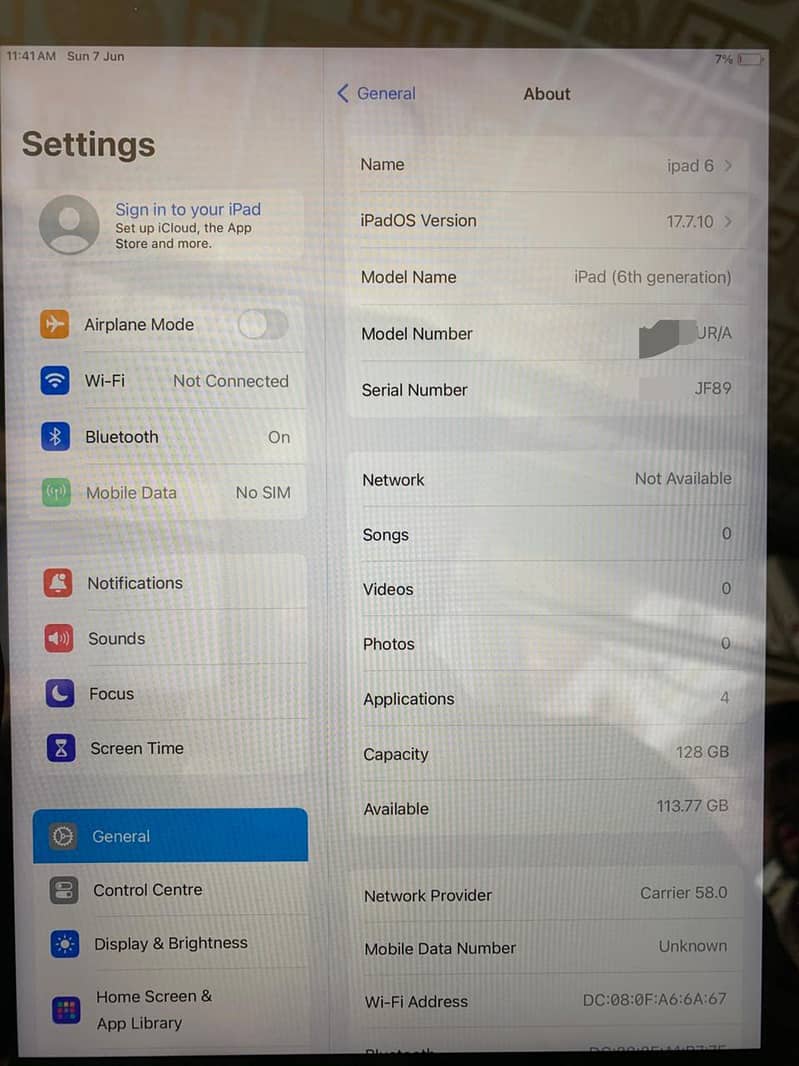 Ipad 6 generation 2