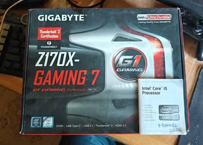 Gigabyte GA-Z170X gaming 7 | i5-7600k