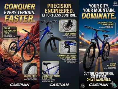 Caspian Mountain Bike – High Performance & Sleek Design