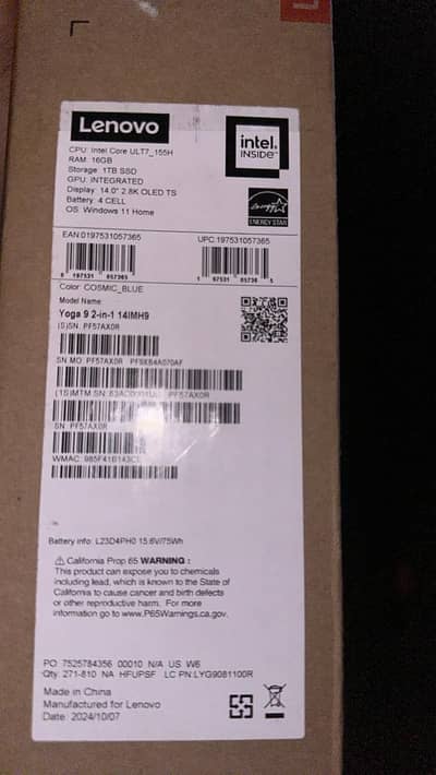 Lenovo Yoga 2 in 1 14IMH9