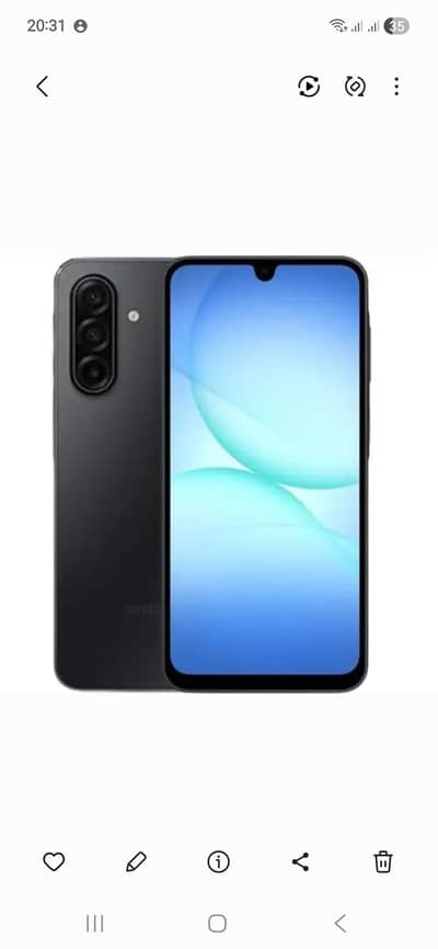 Samsung A17 black colour
