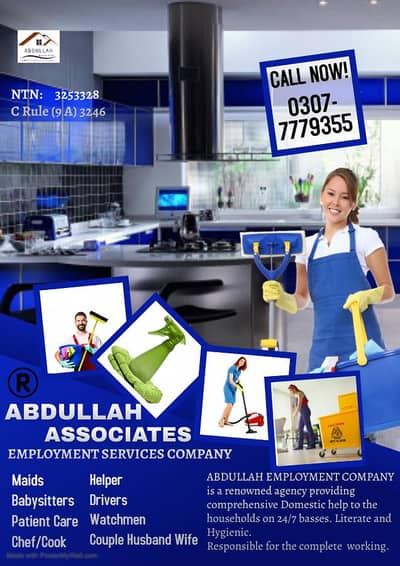 House Made Provide Service in Lahore