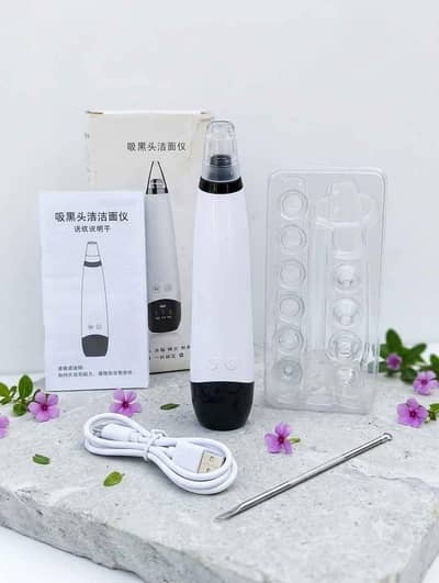 Electric Blackhead Remover Vacuum & Pore Cleaner (Full Kit)