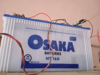 - 2 solar panels + Osaka HT160 battery with waranty card