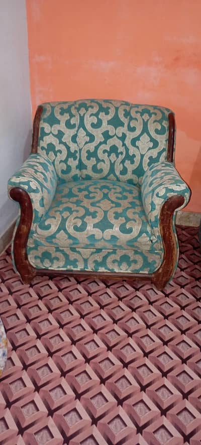 7 Seater sofa with sofa cover