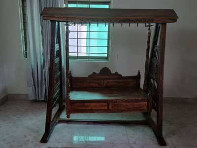 Wooden swing