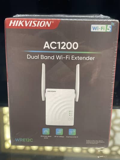 HIKVISION DS-3WRE12C AC1200 Dual Band Wi-Fi Extender