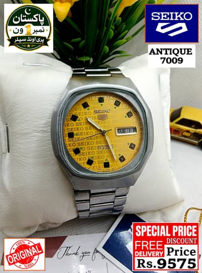 Seiko 5 Citizen Orient Automatic Pre-Owned watch Japan 03161737353