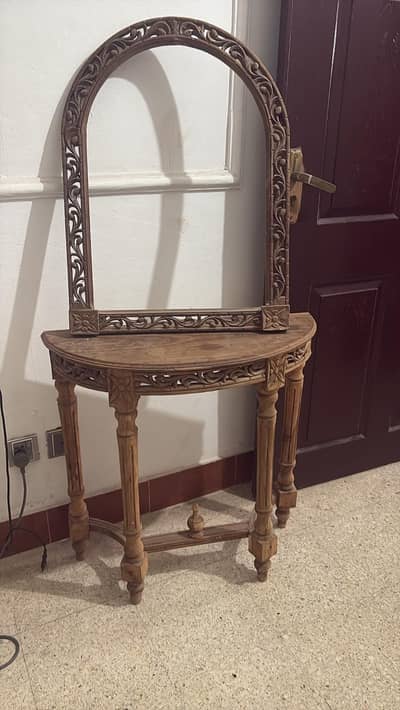 Console for sale  solid wood