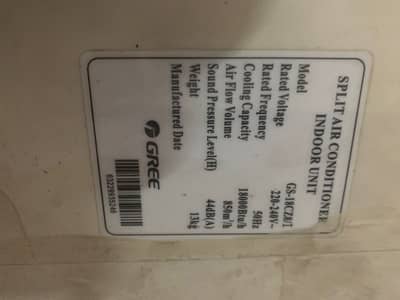 Gree 1.5 ton AC for sale