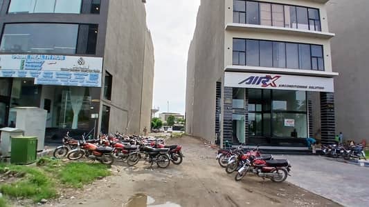 DHA Lahore Phase 5 M Block 4 Marla Commercial Plot Facing Parking