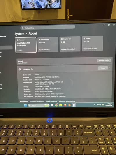 Lenovo Legion 5I Intel i7 14700HX RTX 5060 Oled