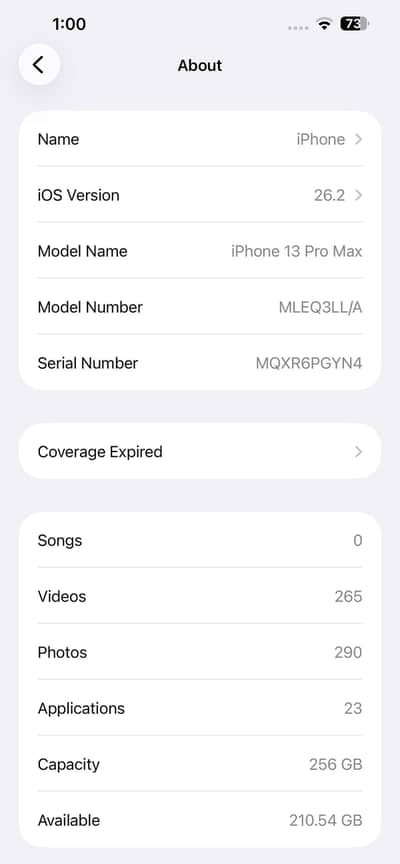 Apple iPhone 13 Pro Max non pta 256 gb