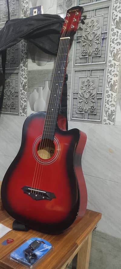 Sunburst Acoustic Guitar