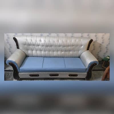 5 seater leather sofa