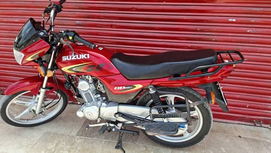 suzuki GD110S Model 2025 January Red color ful saf Bike