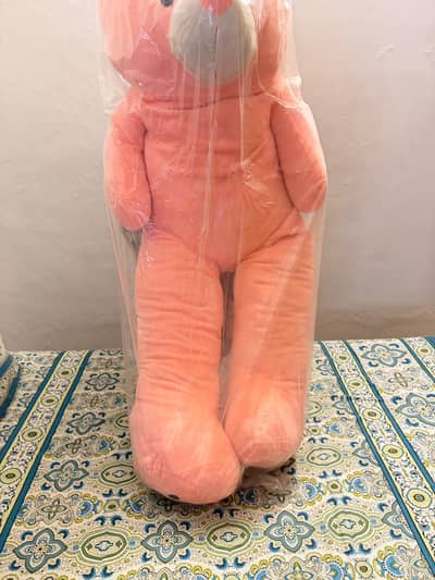 Teddy bear  pink colour  full size